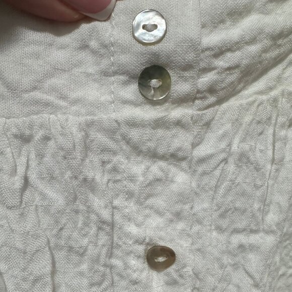 Jane + Delancey Flowy White Tank Top - Picture 4 of 4